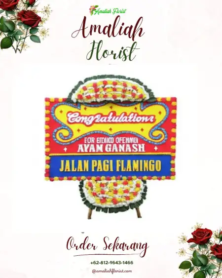 Sewa Papan Bunga Satra